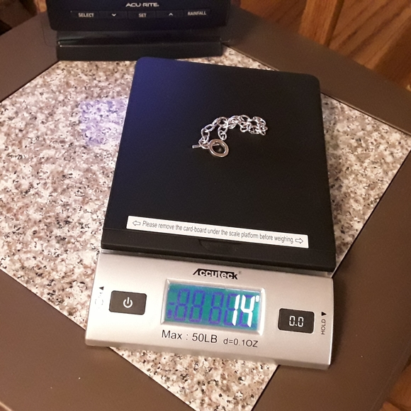 925 STERLING SIGNED OVAL TOGGLE LINK BRACELET 7.5" - Picture 8 of 8